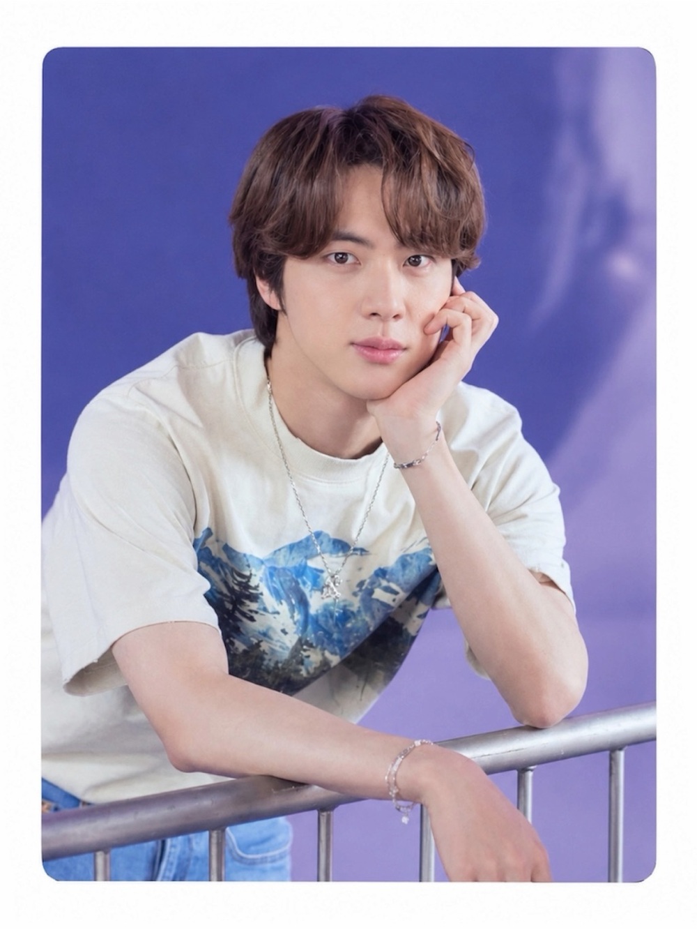 BTS 2021 MUSTER SOWOOZOO MINI PHOTO CARD JIN 2/8 - BRAND NEW